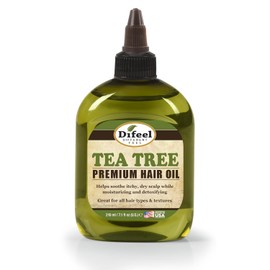 Difeel Aceite de cabello natural premium - Aceite de árbol de té para cuero cabelludo seco 7.1 onzas