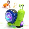 Luminous Snail Toy,Snail Toy for Baby,Electric Snail Crawling Toy,Light up