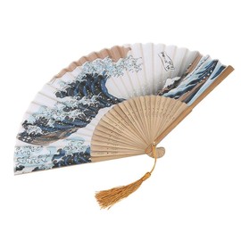 Abanicos De Mano, Abanico de Mano Plegable, abanicos japoneses Retro Elegante Abanico De Mano Abanicos De Mano Para Recuerdos Abanico Plegable con borla para Regalos de Boda