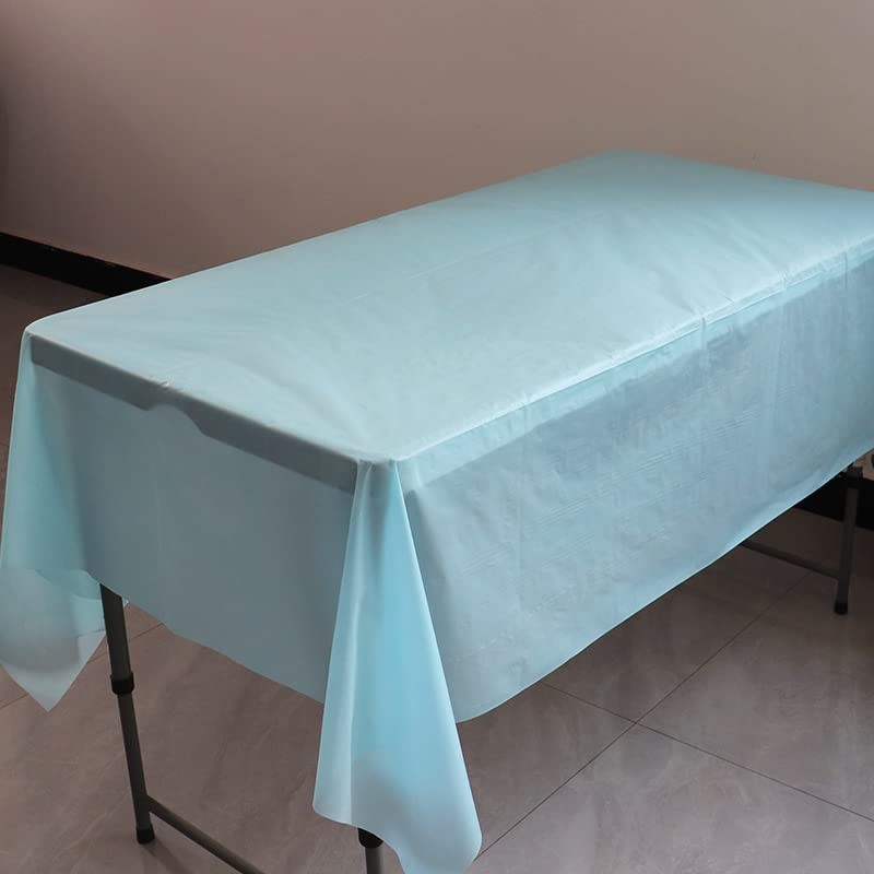 aoozleny Premium Disposable Plastic Tablecloth (54 x 72 inches), Decorative