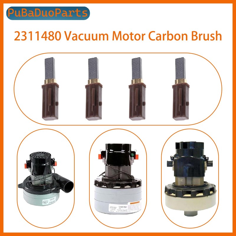 4 Pack 2311480 Vacuum Electric Motor Carbon Brushes Replacement for
