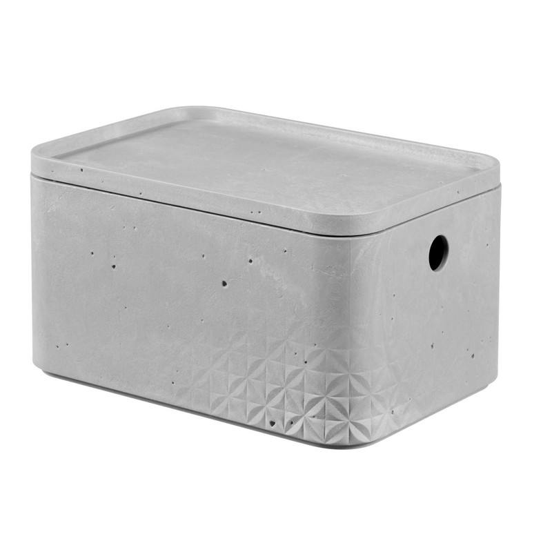 Curver Set of 3 Beton Boxes Small grey
