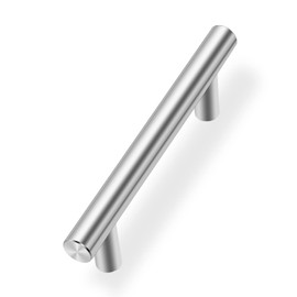 Drenky Kitchen Handles, Pack of 10 Handles, Furniture Handles for Kitchen Cabinets, Furniture Handles, 96 mm, Cabinet Handles, Furniture Handles, Stainless Steel Handles, Chest of Drawers with Screws