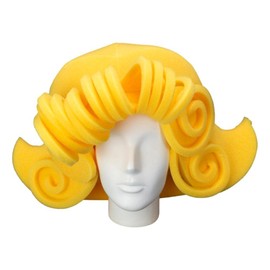 FOAM PARTY HATS: Marilyn Monroe Foam Wig - Cosplay Wig - Drag Queen Wig - Photo Booth Props - Crazy Hat Day