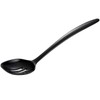 Gourmac Hutzler 12 Inch Melamine Slotted Spoon, Black