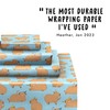 Blue Wrapping Paper - Water Pig - 6 Sheets Wrapping