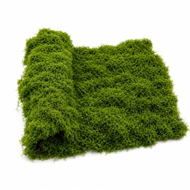 36ft Artificial Moss for DIY Crafts – Realistic Green Polyester Moss for Home, Garden, Terrarium & Landscape Decor
