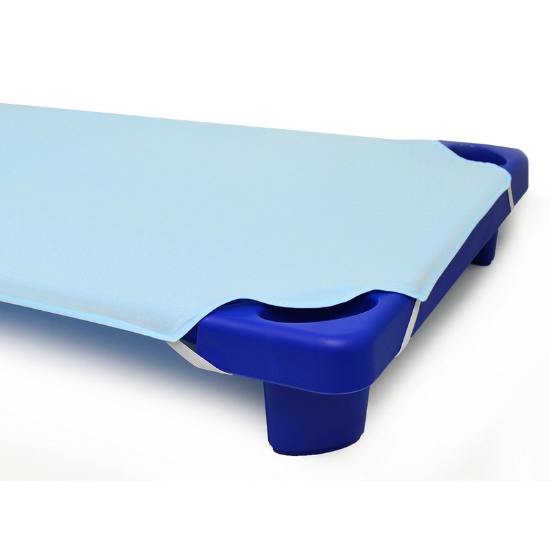 American Baby Company Microfiber Standard Size Daycare/Pre-School Cot Sheet, Blue,