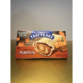 Tastykake  New Seasonal Edition Tastykake Baked PUMPKIN Pie Pastries Small 4oz (2-Pack)