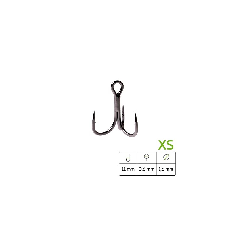 ZECK Stable & Sharp Treble Hook - Pro-Treble - Size