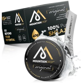 Mountaindrop Mountaindrop Mumijo Shilajit Original 40g I traditionelle Nahrungserg?nzung mit Fulvins?ure & Humins?ure aus dem Altai Gebirge I Ayurveda Supplement in Handarbeit geerntet & laborgeprft
