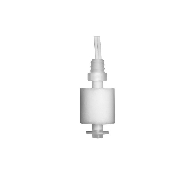 Madison M8000 Liquid Level Sensor, Miniature Vertical Float Switch, Polypropylene,