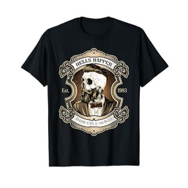 Barber hells skull haircuts shaves - gift for hipster Barber T-Shirt
