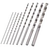 9Pcs Twist Drill Bit Extra Long High Speed Steel Drilling