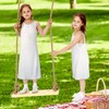 Toulite 2 Pcs Girls White Slip for Under Dresses Sleeveless