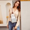 Mroede Crossbody Bags for Women 4-Pockets Sling Bag for Women