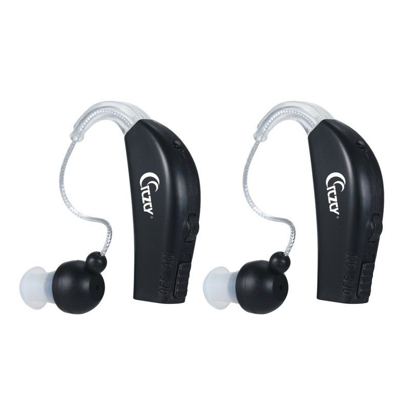 TJZJY 2-Pack Hearing Amplifier Rechargeable Hearing Aids for Seniors Personal