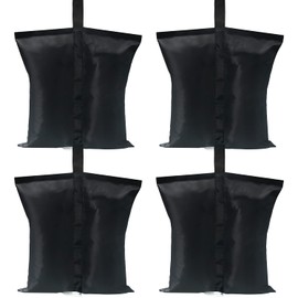ABCCANOPY Canopy Weights 120 LBS Gazebo Tent Sand Bags,4pcs-Pack (Black)