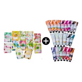 Mascarilla Coreana 25 Kawaii Surtidas + 25 Crema Para Manos