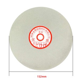 uxcell 6-inch Grit 400 Diamond Coated Flat Lap Wheel Grinding Sanding Polishing Disc