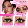 Self Adhesive Eyelashes Mange Pre Glued Lash Clusters 100 pcs