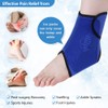 Hilph Ankle Ice Pack Wrap for Kids Women, Reusable Washable