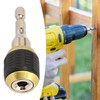Bit Extender for Drill,Hexagonal Quick Release Self-Locking Extension Rod -