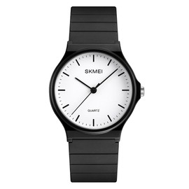 SKMEI Women Waterproof Watch, Wrist Watch for Lady Girls, Dress Casual Analog Quartz Watches for Women, BLACK, 1.5*1.3*0.3 inch, sports