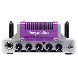 Hotone Nano Legacy Purple Wind 5-Watt Compact Guitar Amp Head with 3-Band EQ