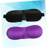 TOVINANNA 2Pcs Contoured Sleep Mask Adjustable Eye Cover for Comfortable
