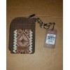 Wrangler Ladies Southwestern Mini Card Case Zipper