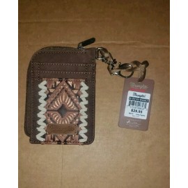 Wrangler Ladies Southwestern Mini  Card Case Zipper