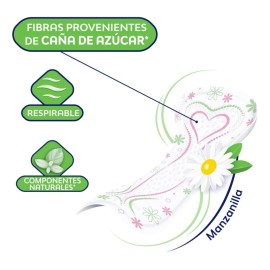 Protectores Diarios Saba® Regular Con Manzanilla 120 Piezas