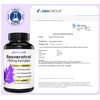 60 Resveratrol Capsules with 750 mg Resveratrol High Dose +