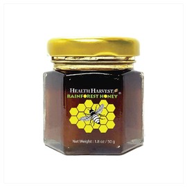 Premium Tualang Gold Honey 1.8oz (TA 10.5+, Pollen Count 6.5M+, Pollen Variety 200+) Supreme Choice for Rehabilitation, Wild-ripening on 250ft Treetop, Raw, Unpasteurised, Unfiltered