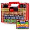 Yeenhoopy Battery Organizer Storage Holder Box Case with Tester, Stores