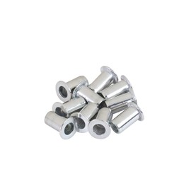 SK11 Blind Nut Rivet, Φ M4 x 0.7, Tightening Plate Thickness: 0.06 - 0.1 inches (1.5 - 2.5 mm), Pack of 10, 4M-25