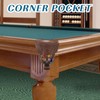 MoyanSuper Billiard Pool Table Pockets Heavy Duty PU Leather Billiard