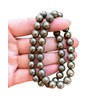 Ignite Your Willpower: Handmade Pyrite Stretch Bracelet (8mm Beads) -
