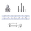 Countersunk Screws with Hexalobular Socket M6X16 TX30 6 Pieces ISO