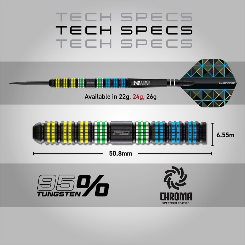 RED DRAGON Darts - Dragonfly 95 24g - 95% Tungsten