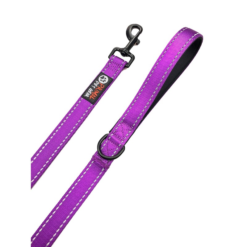 Primal Pet Gear Dog Leash 6ft Long,Traffic Padded Two Handle,Heavy