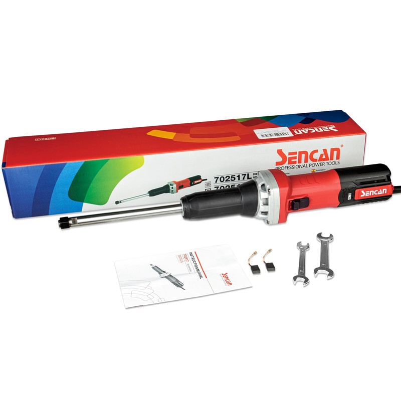 6" Extra Long Extension Electric Die Grinder, 1/4" Variable Speed
