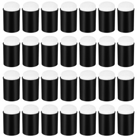 28 Pcs Finger Sponge Daubers, Finger Sponges for Painting, Finger Painting Sponges, Finger Paints Sponges, Finger Painting Daubers for Crafting Drawing Daubers, for Art Ink Crafts Chalk, Black