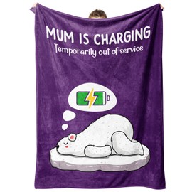 Leebbsin Mum Birthday Gifts, Unique Gifts for Mum- Soft Cute Blanket for Mum- Birthday Gifts for Mum, Mum Gifts, Mum to be Gifts, Christmas Mothers Day Presents for Mum Mother Mummy Stepmum, 60"x50"