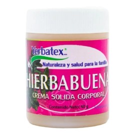 Pomada De Hierbabuena, Crema Sólida Corporal, Frasco De 40g Hierbas