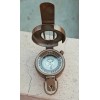 Solid Brass Antique Finish Marine British Military Prismatic Pocket Compass