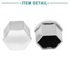 ACROPIX 17mm Silver Tone Plastic Car Wheel Nut Lug Hub