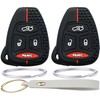Silicone Key Cover Fit 2004-2018 Jeep Dodge Chrysler Car Key