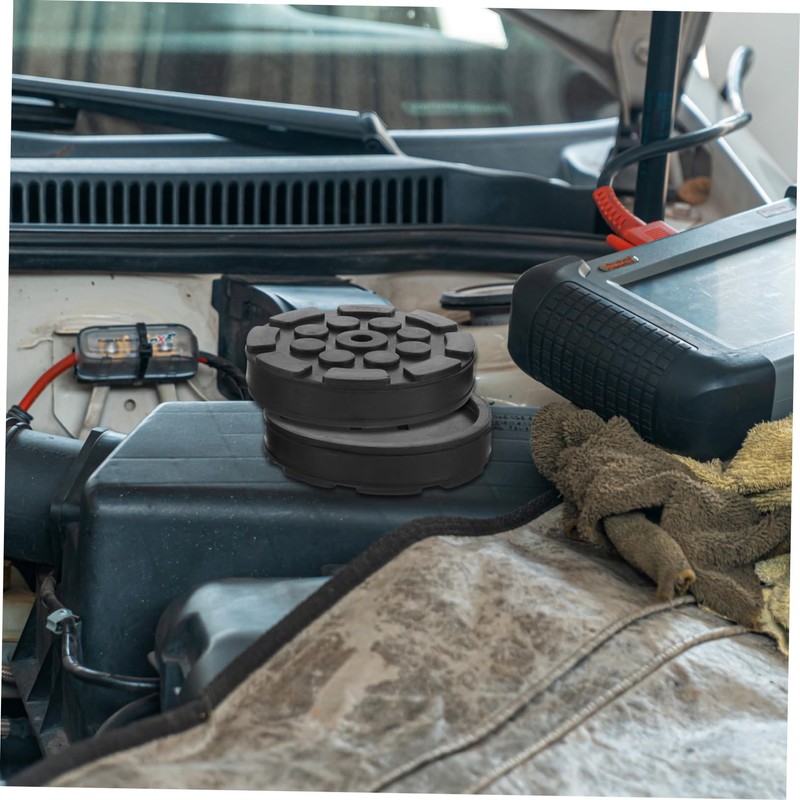 Alipis 2Pcs Automotive Jack Pad Adapter Rubber Floor Jack Disk